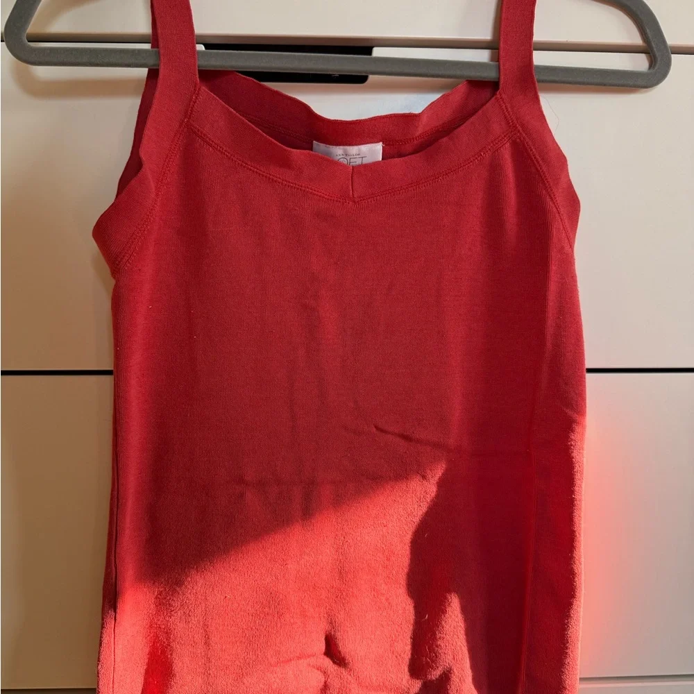 LOFT Coral Sleeveless Top - Picture 1 of 5